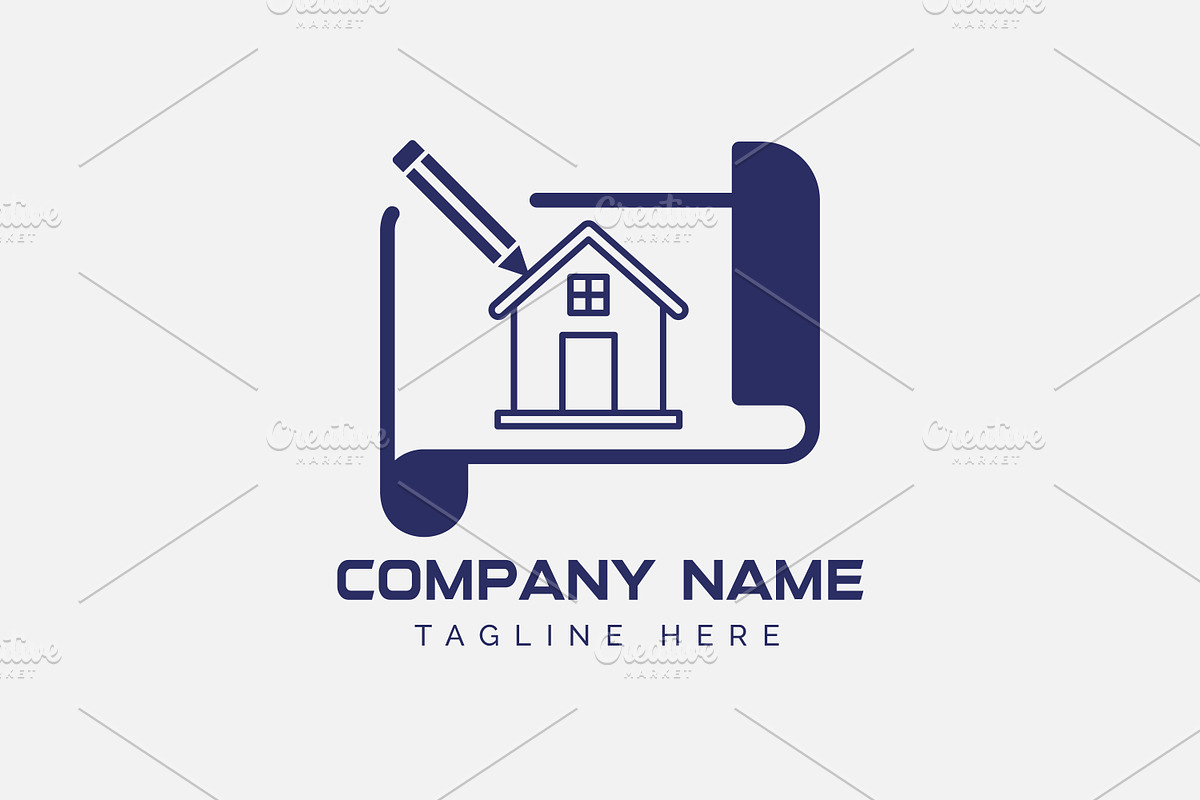 Home Architect Logo Design, a Branding & Logo Template by Toufiqul