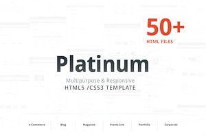 Platinum Responsive HTML Template