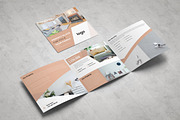 Real Estate Square Trifold Brochure, a Brochure Template by ZAAS (Thumbnail 1 of 7)