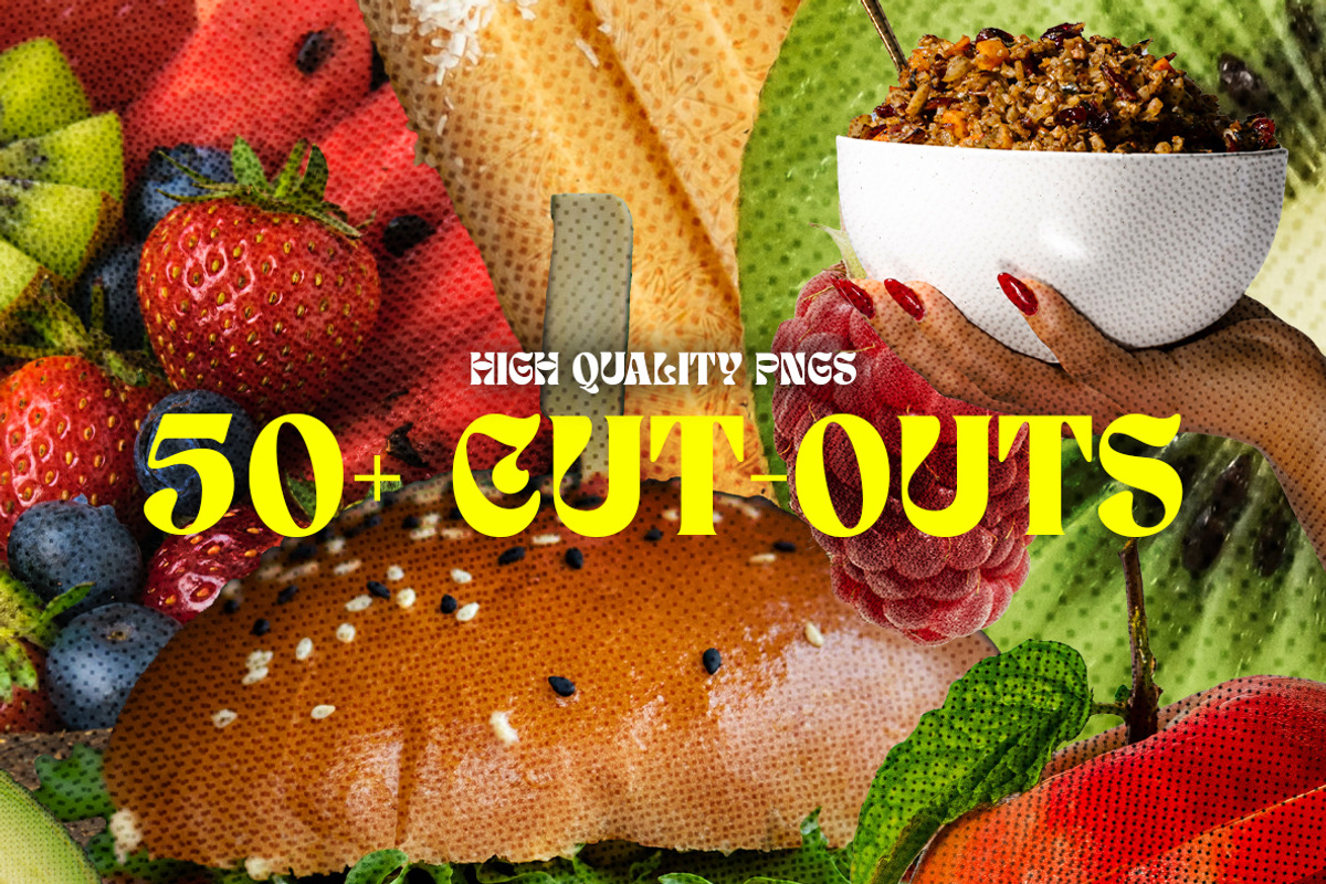 Foodcorner - Vintage Food Cut-Outs, an Object Graphic by SPACECAKE (Photo 5 of 5)