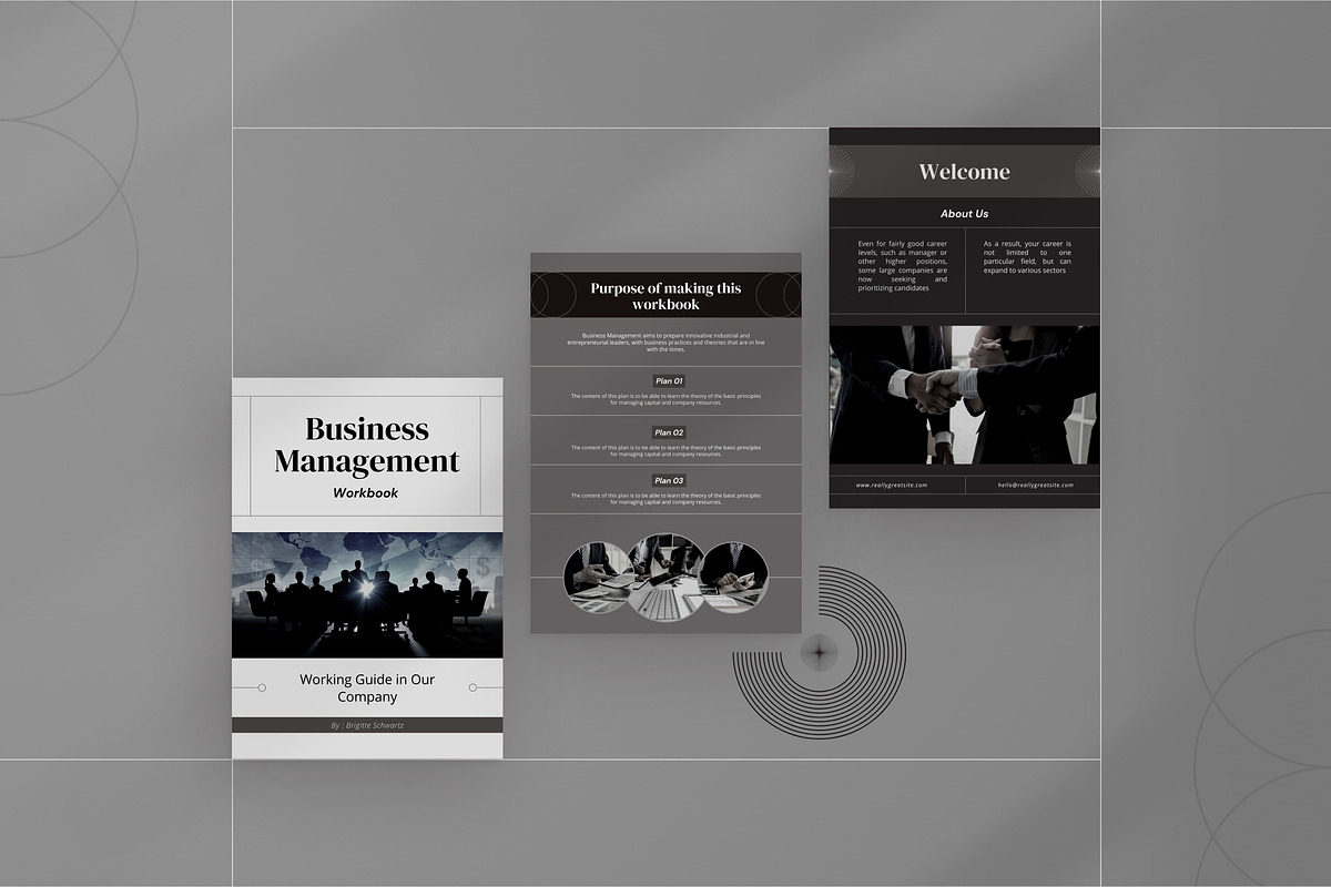 Luxury Workbook Canva Template, a Magazine Template by Brandearth RRGraph (Photo 6 of 11)
