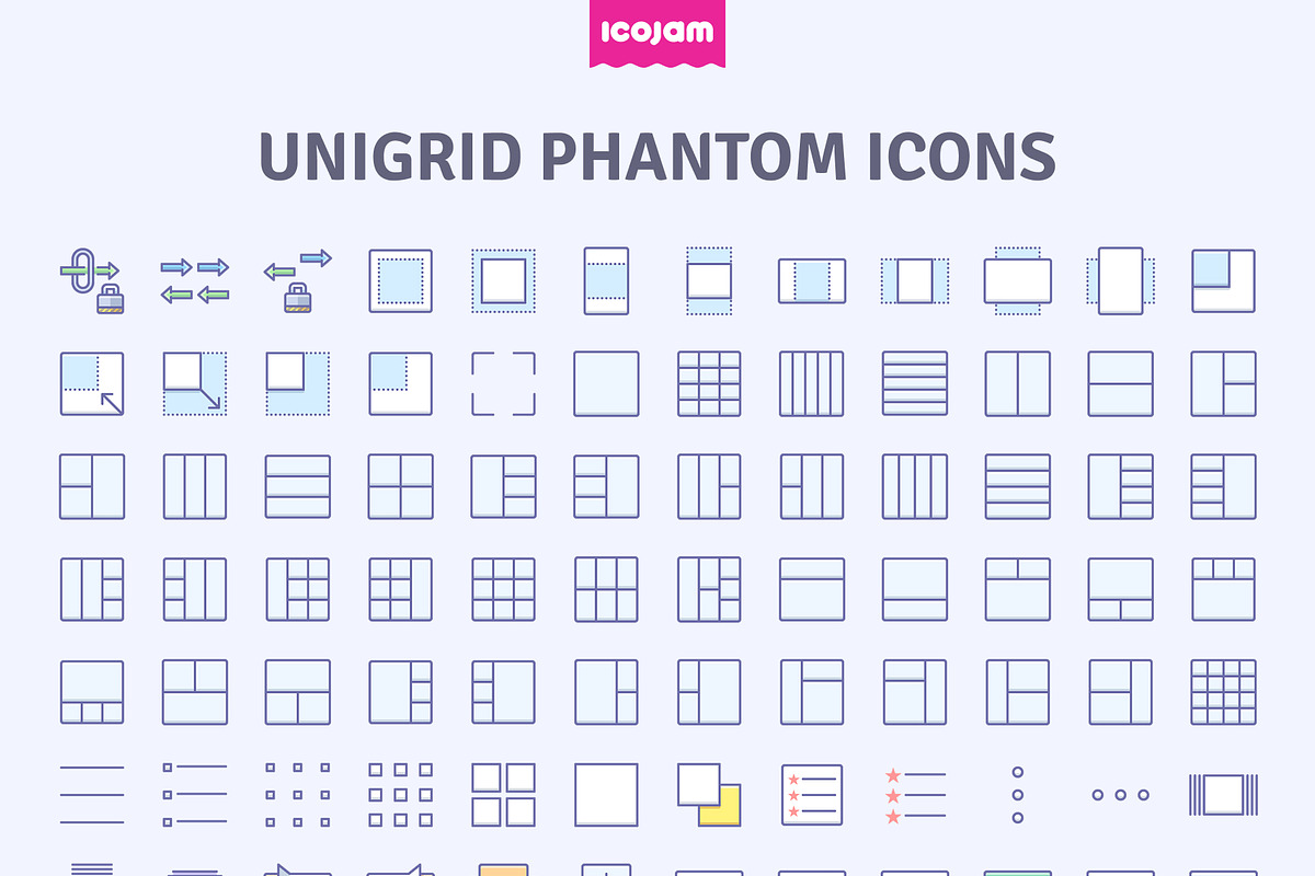 3552 Unigrid Phantom icons, an Icon by Icojam store (Photo 11 of 14)