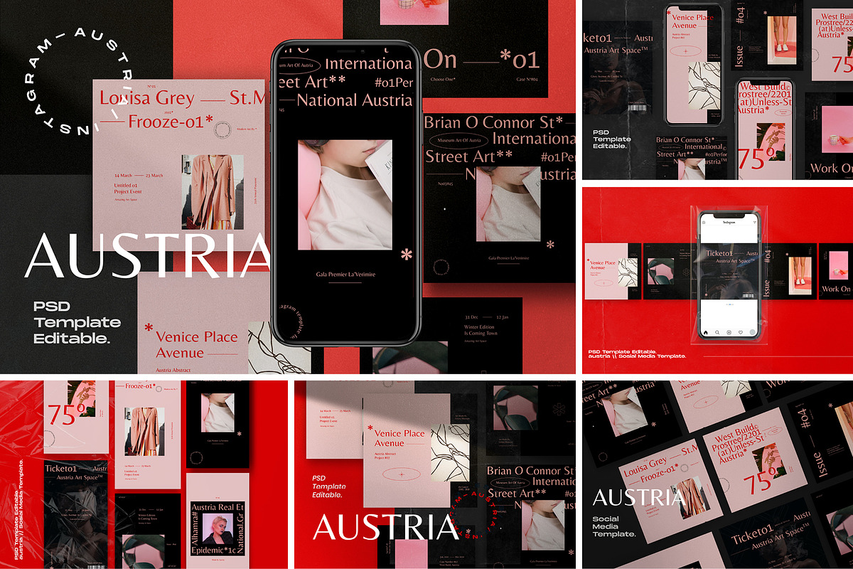 Trendy Font Elegant Bundle + Bonus, a Social Media Template by Dirtytemp Studio (Photo 26 of 33)