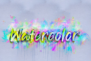 Watercolor Text Paint Plugin