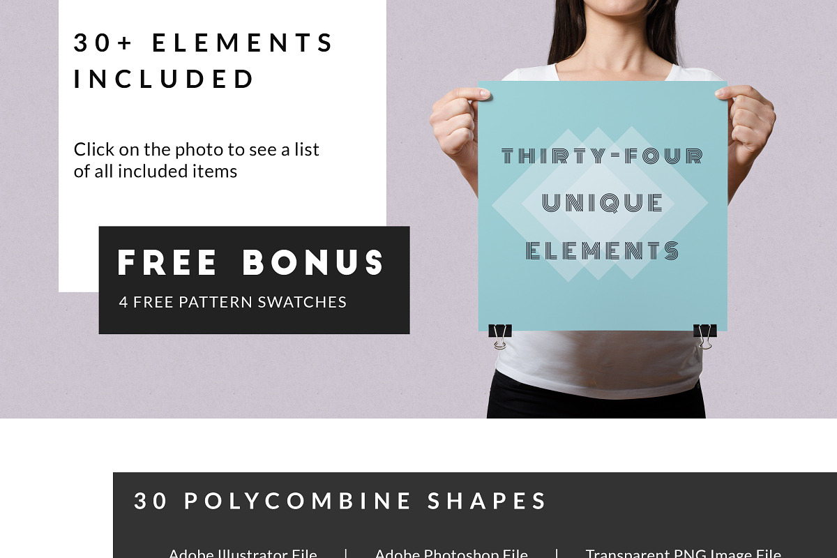 Poly-Union Geometric Design Kit, an Object Graphic by Pixel Supplies (Photo 5 of 5)