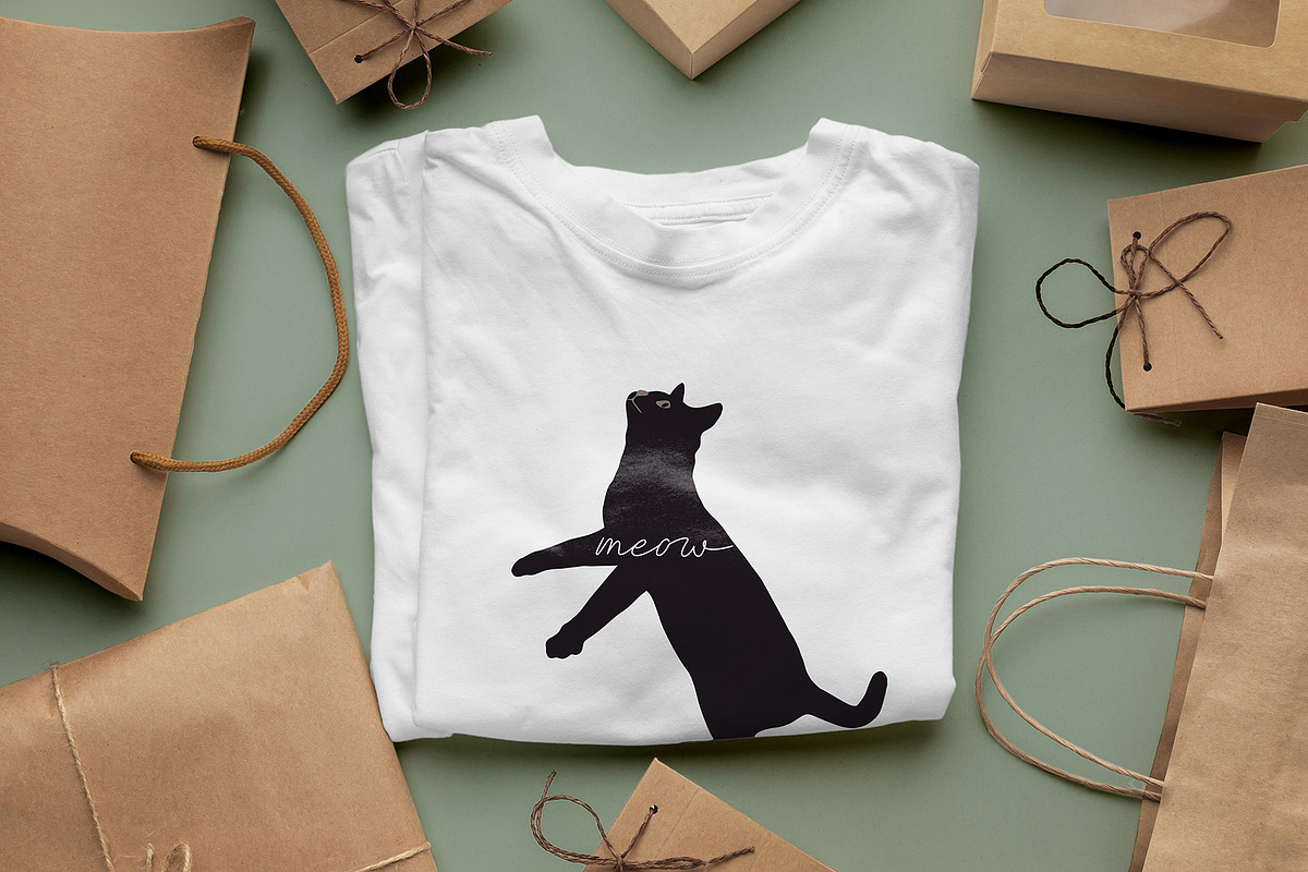 Abstract Cat clipart, an Animal Illustration by ApetekMarket (Photo 4 of 7)