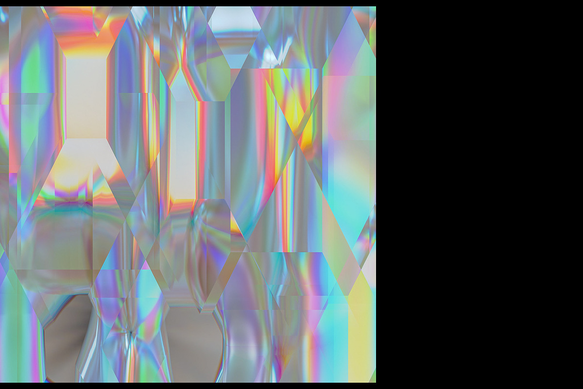 Iridetex - Holographic Textures Pack, a Texture Graphic by BULBFISH (Photo 6 of 10)