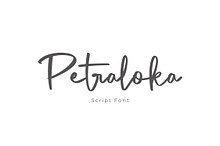 Petraloka Brush Script Font