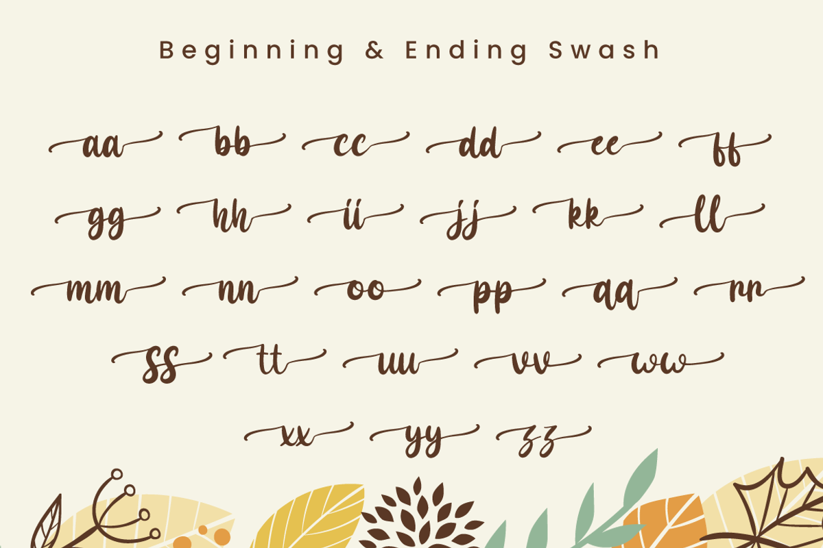 Maple Memories, a Script Font by Attype (Photo 8 of 8)