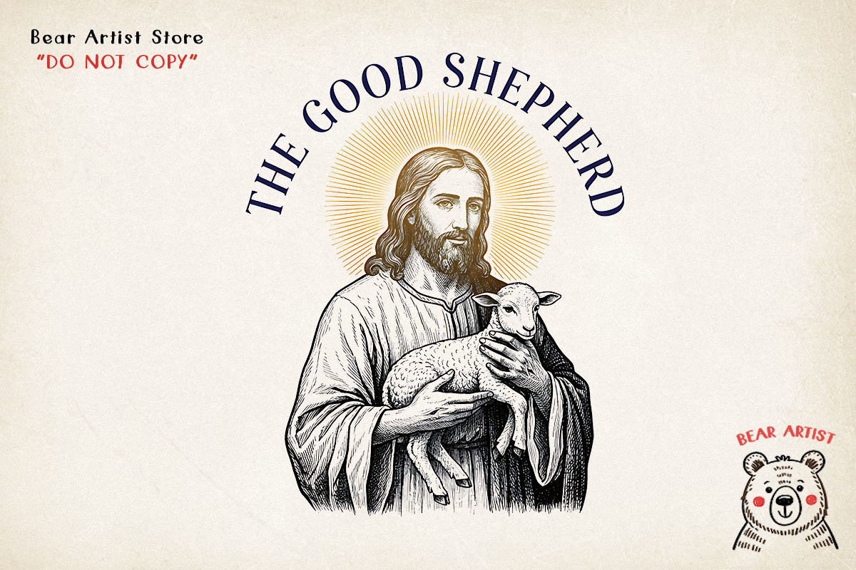 Christian Engraved Illustration, an Object Graphic by GlitterCraft (Photo 47 of 101)