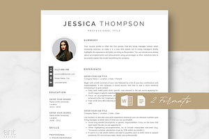 Modern Resume Template - Jessica