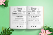 Sight words workbook for kids, a Stationery Template by Designmela01 (Thumbnail 9 of 10)