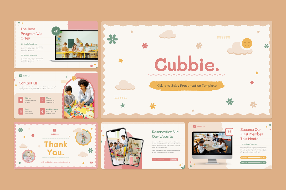 Kids and Baby PowerPoint, a Presentation Template by YossyOneStd (Photo 3 of 6)