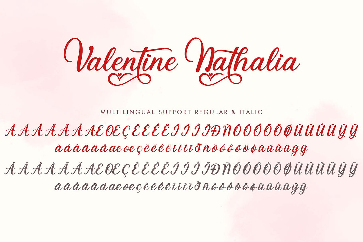 Valentine Nathalia, a Handwritten Font by Yoga Letter (Photo 10 of 10)