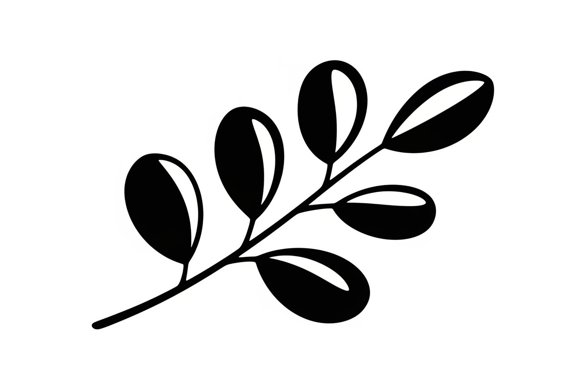 Botanical Leaf Silhouette Bundle, an Illustration by Creativeshirt (Photo 42 of 51)