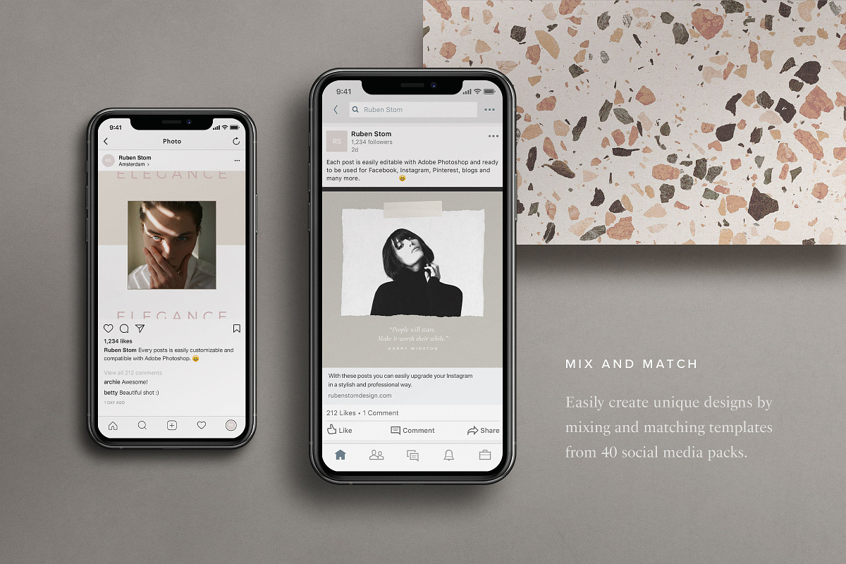 Social Media Bundle, a Social Media Template by Ruben Stom (Photo 3 of 54)