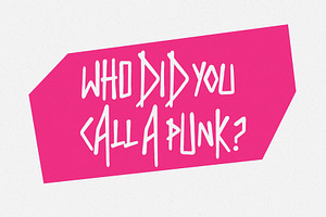 Misfit - Punk Typeface