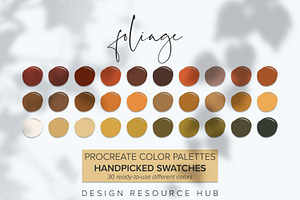 Foliage Procreate Palette