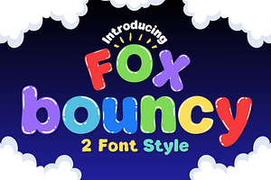 Fox Bouncy Font, a Symbol Font by Fox7 By Rattana