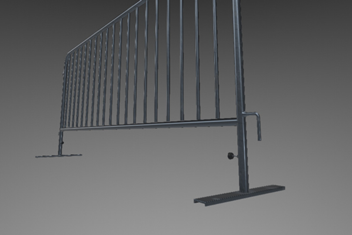 Galvanized Barricade, an Environmental 3D Model by Rev A Studios | THE SHOP (Photo 2 of 4)
