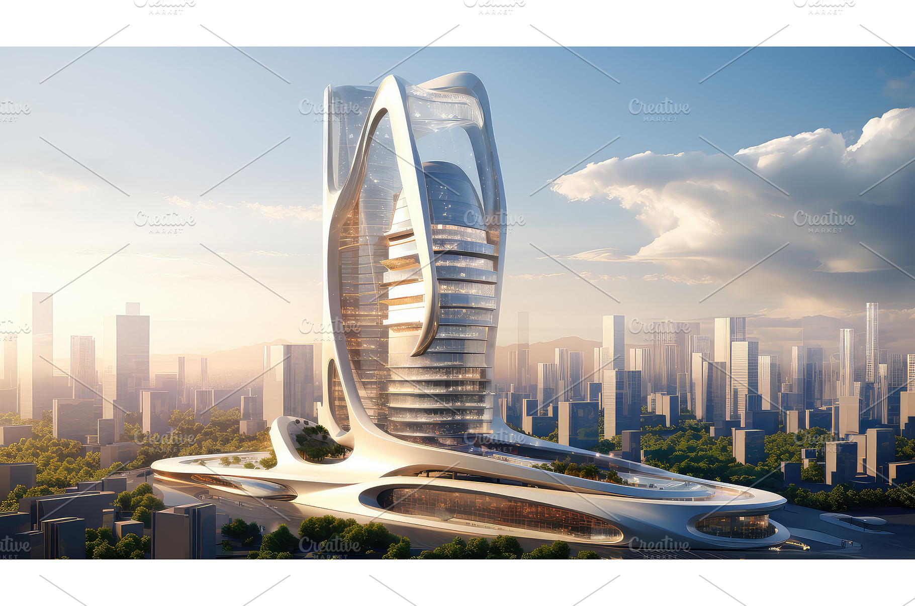 sustainable future architecture, an Architecture Photo by pikepicture