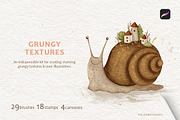 Grungy Textures - brushes & canvases, a Brush Add-On by polikarpovaart (Thumbnail 2 of 17)