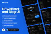 Lettera – Newsletter & Blog UI, an UI Kit Template by Lumina_ui_ux202 (Thumbnail 1 of 7)