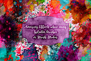 Watercolor Generator for Photoshop, a Texture Graphic by ClipartBrat Graphics (Thumbnail 6 of 9)