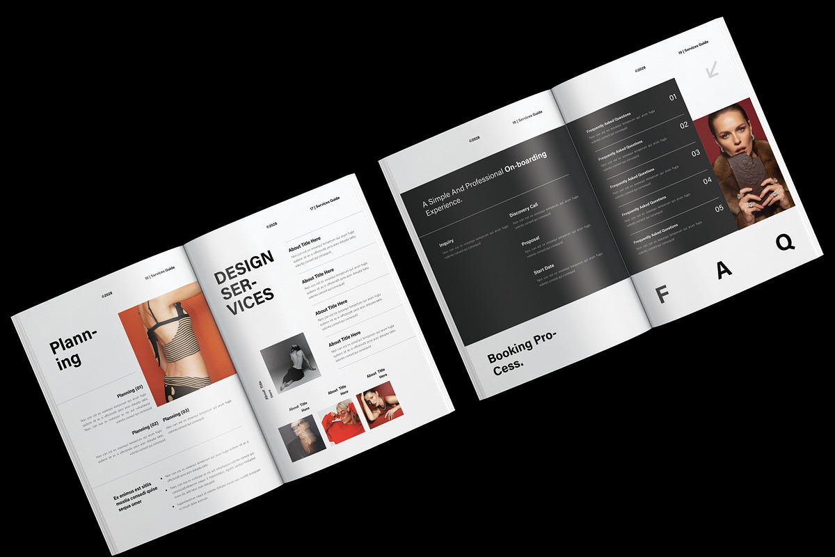 Services and Pricing Guide Template, a Brochure Template by NorthPeak (Photo 9 of 12)