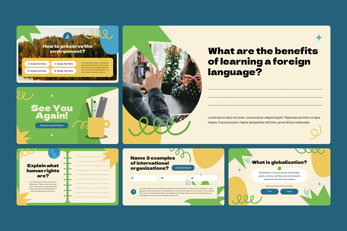Learning Quiz Keynote, a Presentation Template by YossyOneStd (Photo 5 of 7)