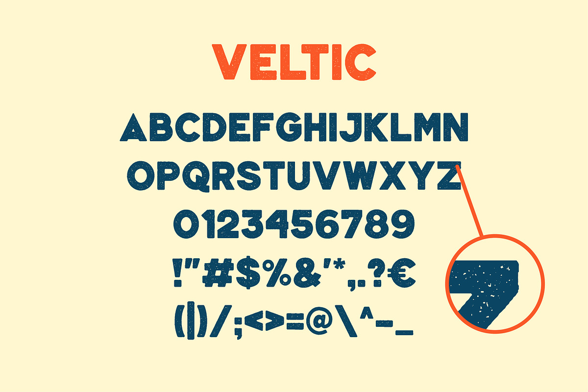 Veltic Typeface preview 8
