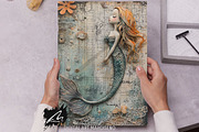 Whimsical Mermaid, Lace Journal Page, a Person Illustration by Digital Art Mahdiseño (Thumbnail 7 of 10)
