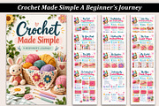 Crochet Made Simple | A Beginner’s, a Stationery Template by Designmela01 (Thumbnail 1 of 5)