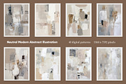 Neutral Modern Abstract Illustration, a Decorative Illustration by Housui Patterns (Thumbnail 5 of 9)