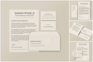Premium Stationery Mockup Set, a Product Mockup by SmokyPixels