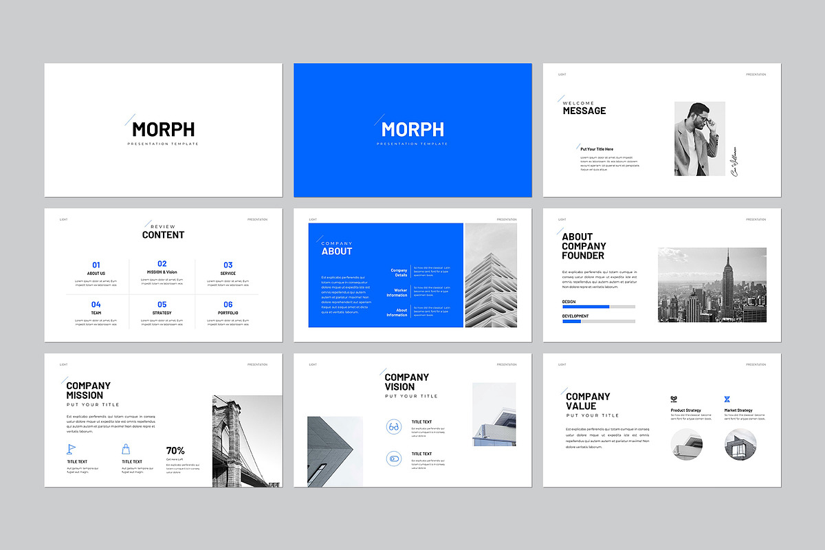 Morph | Presentation Template, a Presentation Template by CreativeSlides
