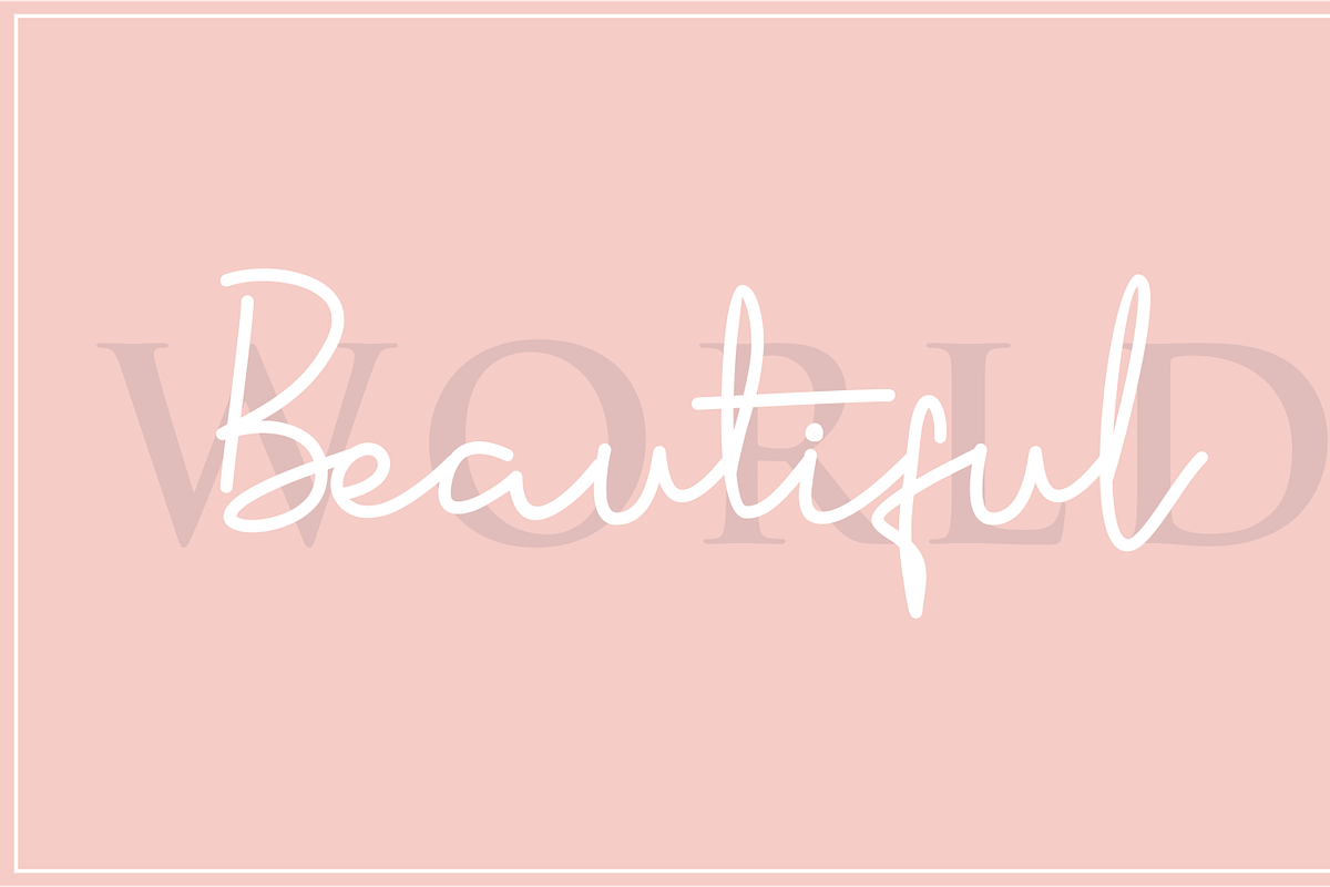 Sennita - Signature Font preview 3