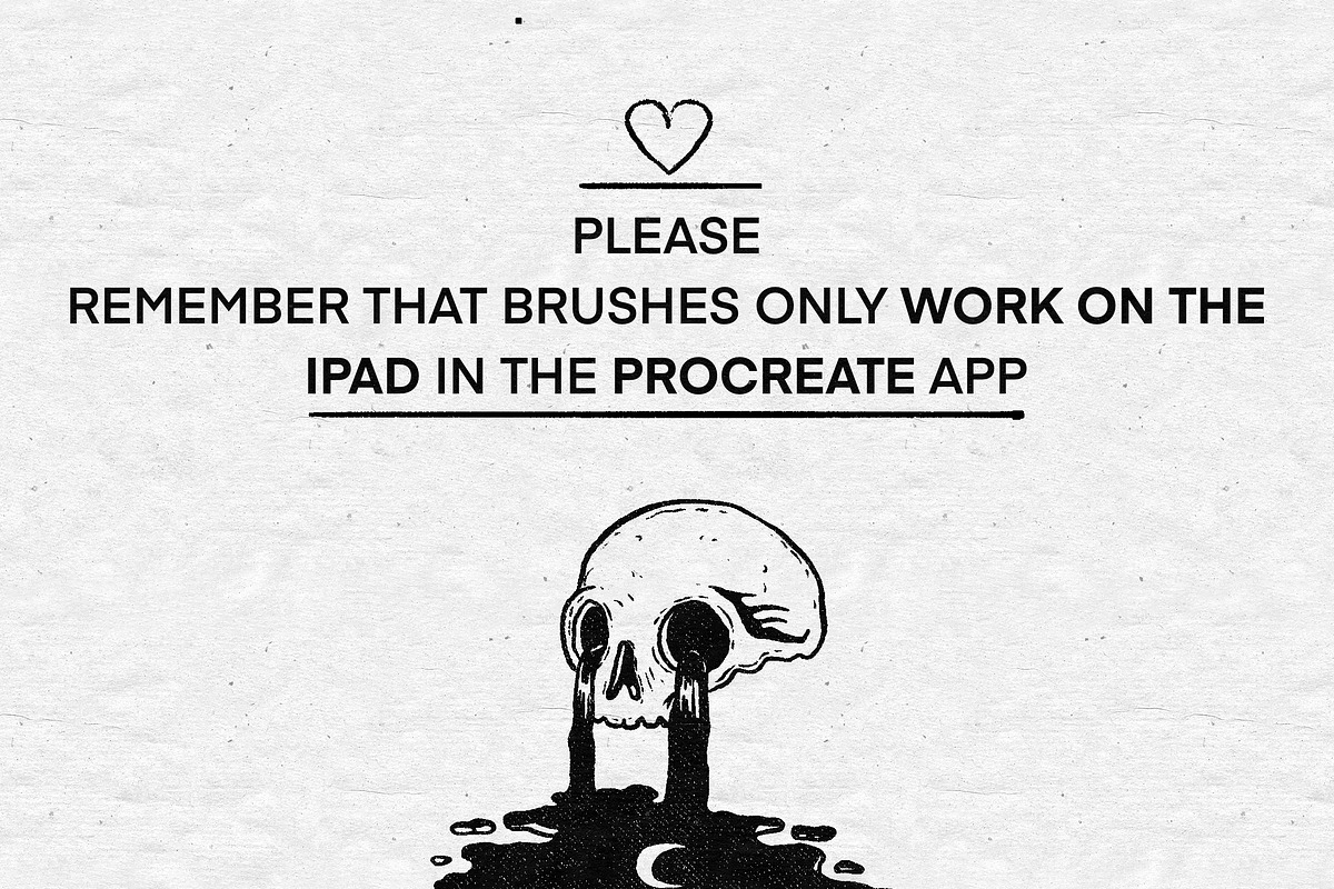 Ink Brushes For Procreate, a Brush Add-On by Nuclear Brushes (Photo 10 of 10)