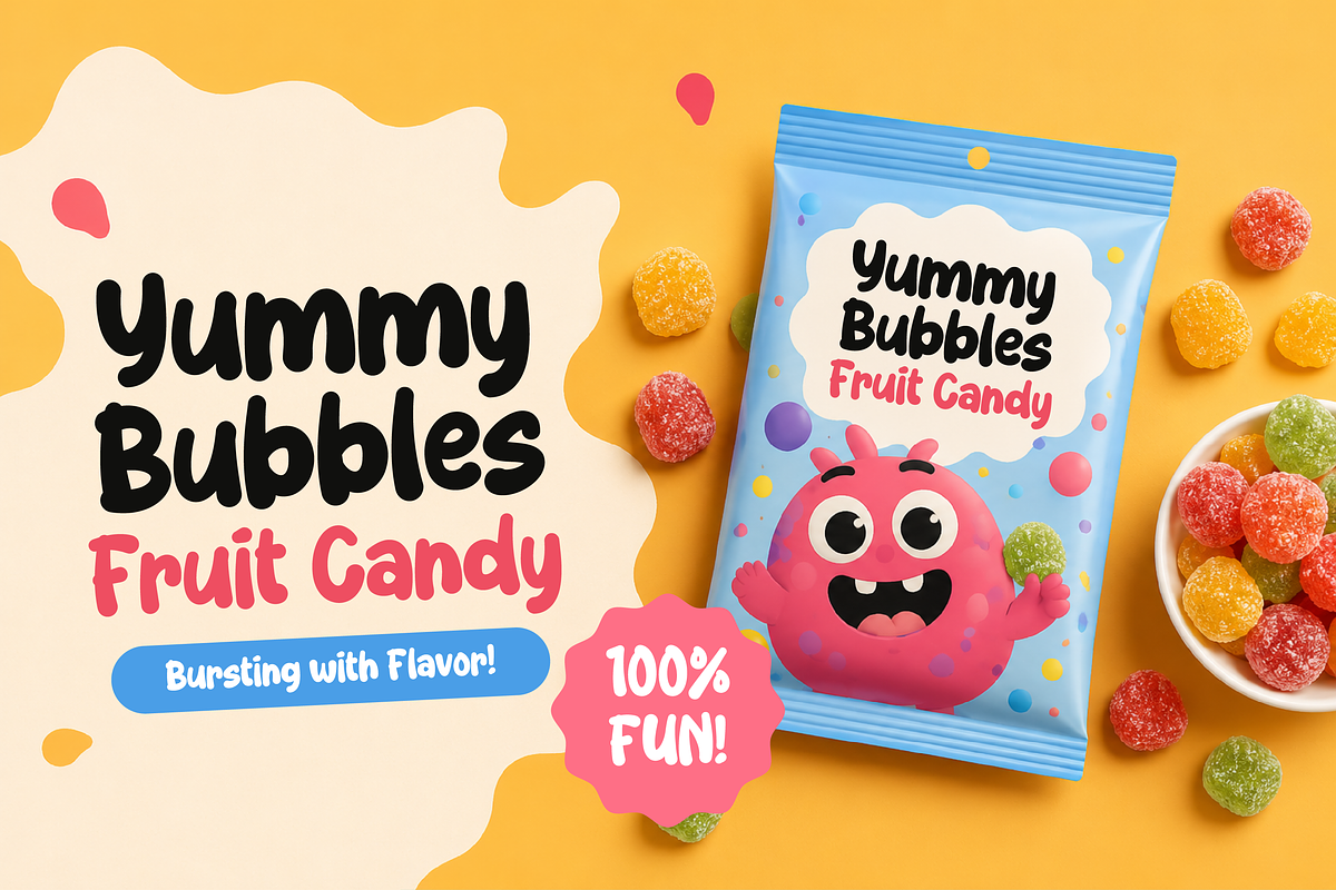 Playful Blob - A Bubbly Display Font, a Handwritten Font by Gumrega Studio (Photo 3 of 8)