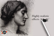 Charcoal Studio Procreate Brushes, a Brush Add-On by Mels Brushes (Thumbnail 2 of 4)