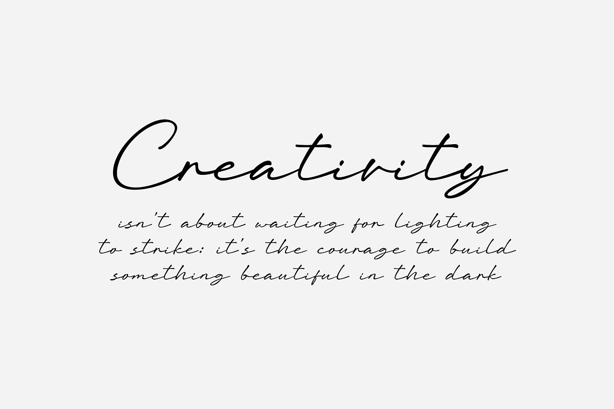 Findtime - A Modern Script, a Script Font by khurasan (Photo 3 of 7)