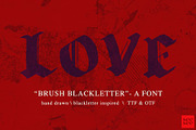 Brush Blackletter - Hand Drawn Font, a Blackletter Font by CC CREATIVE CO (Thumbnail 4 of 9)