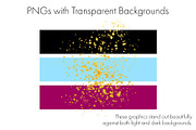 Gold Splatters Clipart | Gold Dust, an Object Graphic by The Digital Download Shop (Thumbnail 3 of 9)