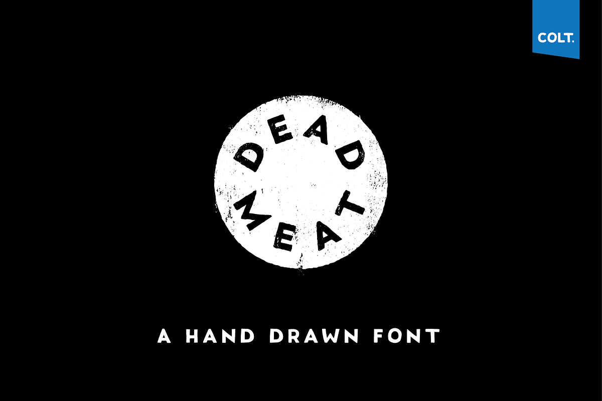 DEAD MEAT - T-shirt Design Font preview 4