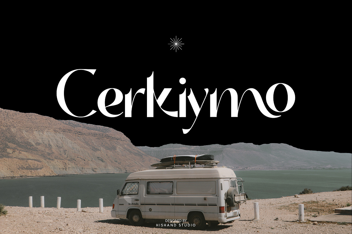 Cerkiymo Elegant Typeface, a Sans Serif Font by Hishand Studio (Photo 1 of 10)