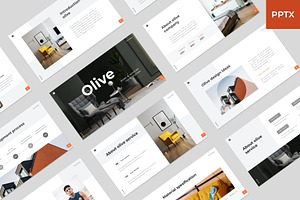 Home & Interior PowerPoint Template, a Presentation Template by BeadyLab
