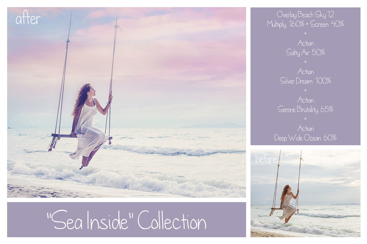 Sea Bundle - Pastel Dreamy Sea, an Action Add-On by LovePhotoMoment (Photo 10 of 20)