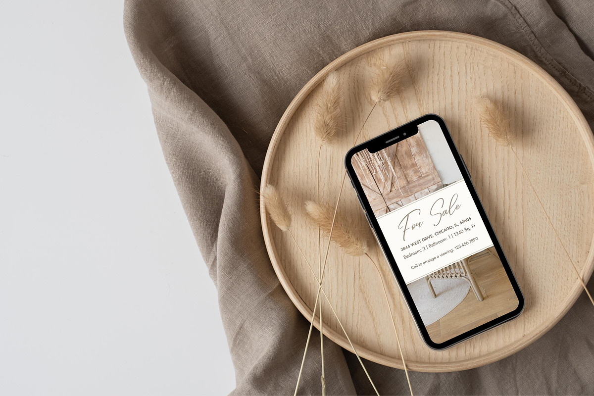 Real Estate Instagram Post Template, a Social Media Template by LiliesandBerries (Photo 22 of 22)