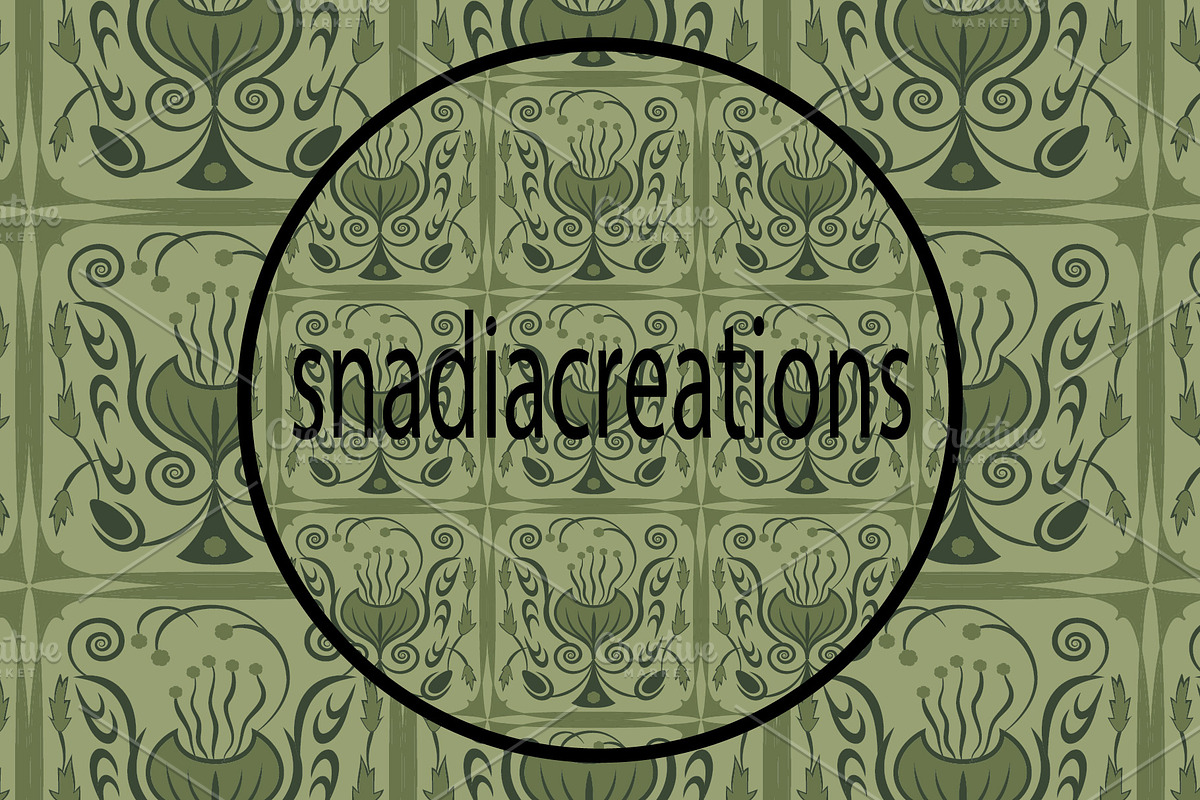 Faux tile design, a Pattern Graphic by snadiacreations (Photo 4 of 5)