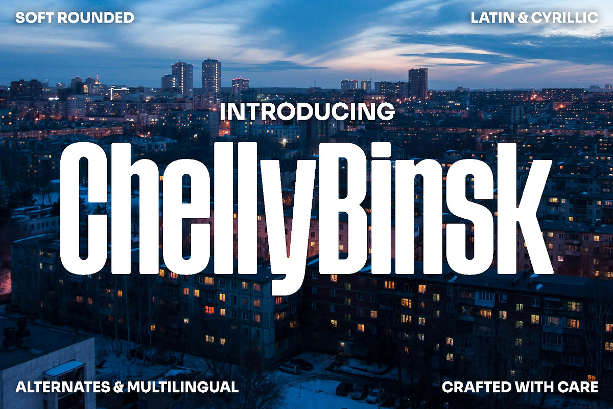 ChellyBinsk - Bold Condensed, a Sans Serif Font by Vicky's Place (Photo 1 of 8)